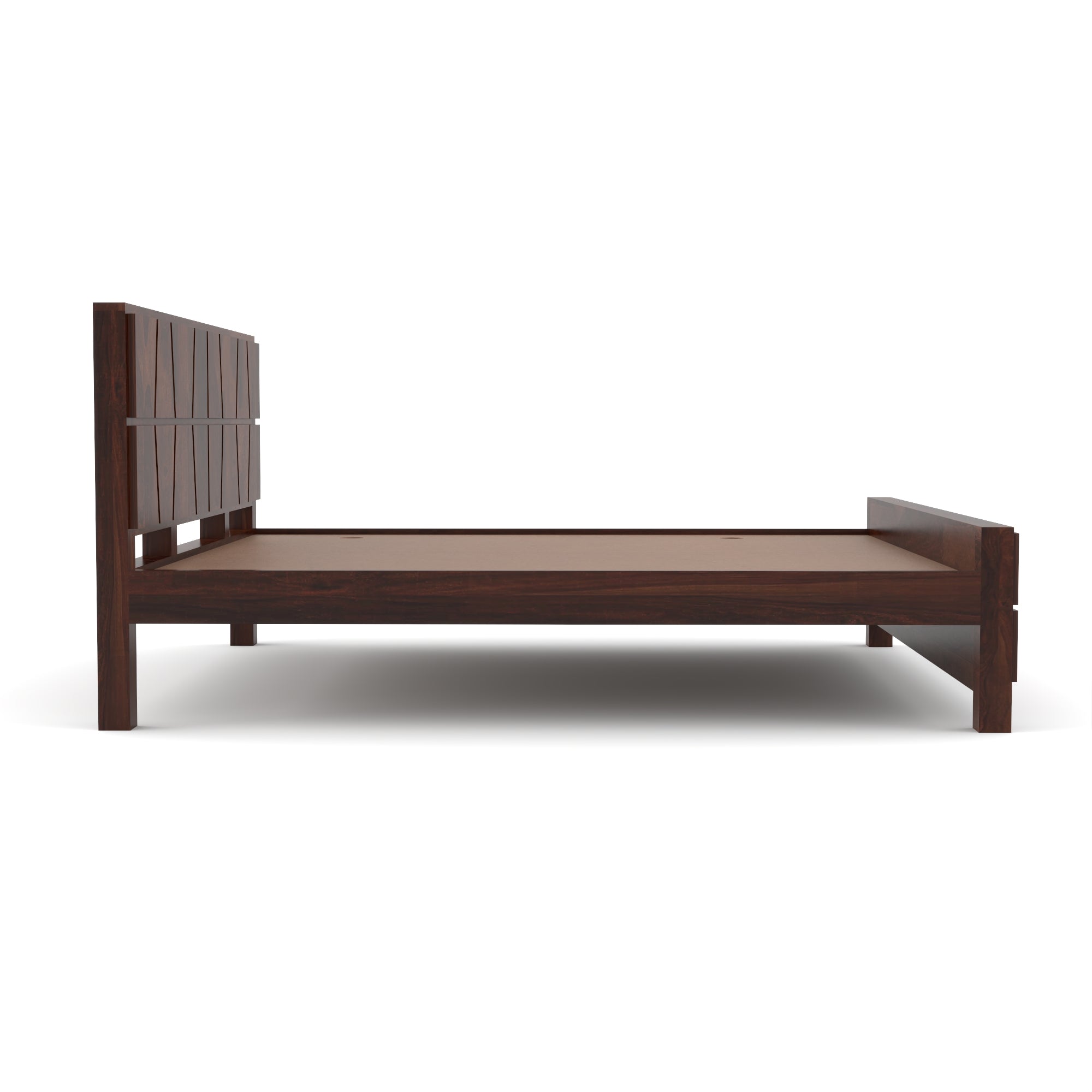 Solid Sheesham Wood king size Bed without storage