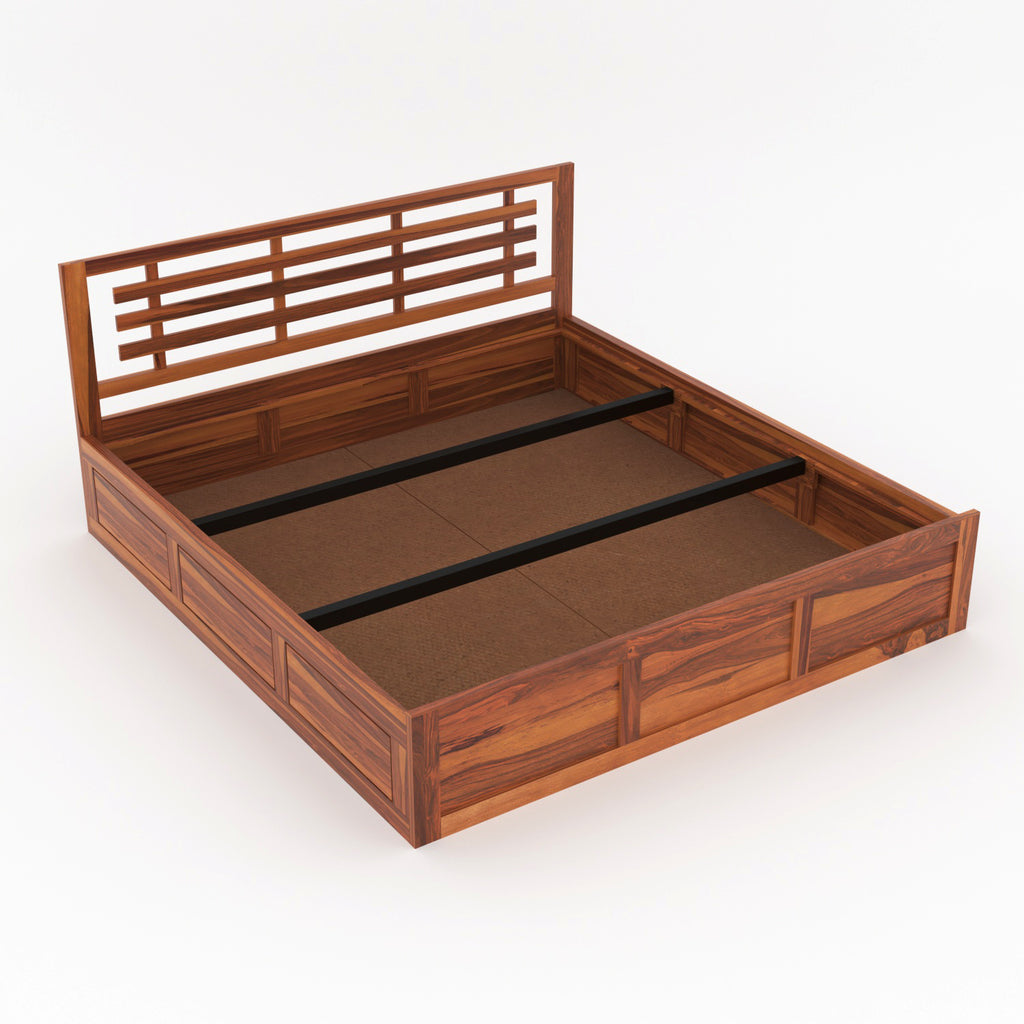 Pyralis Sheesham Wood King Size Bed