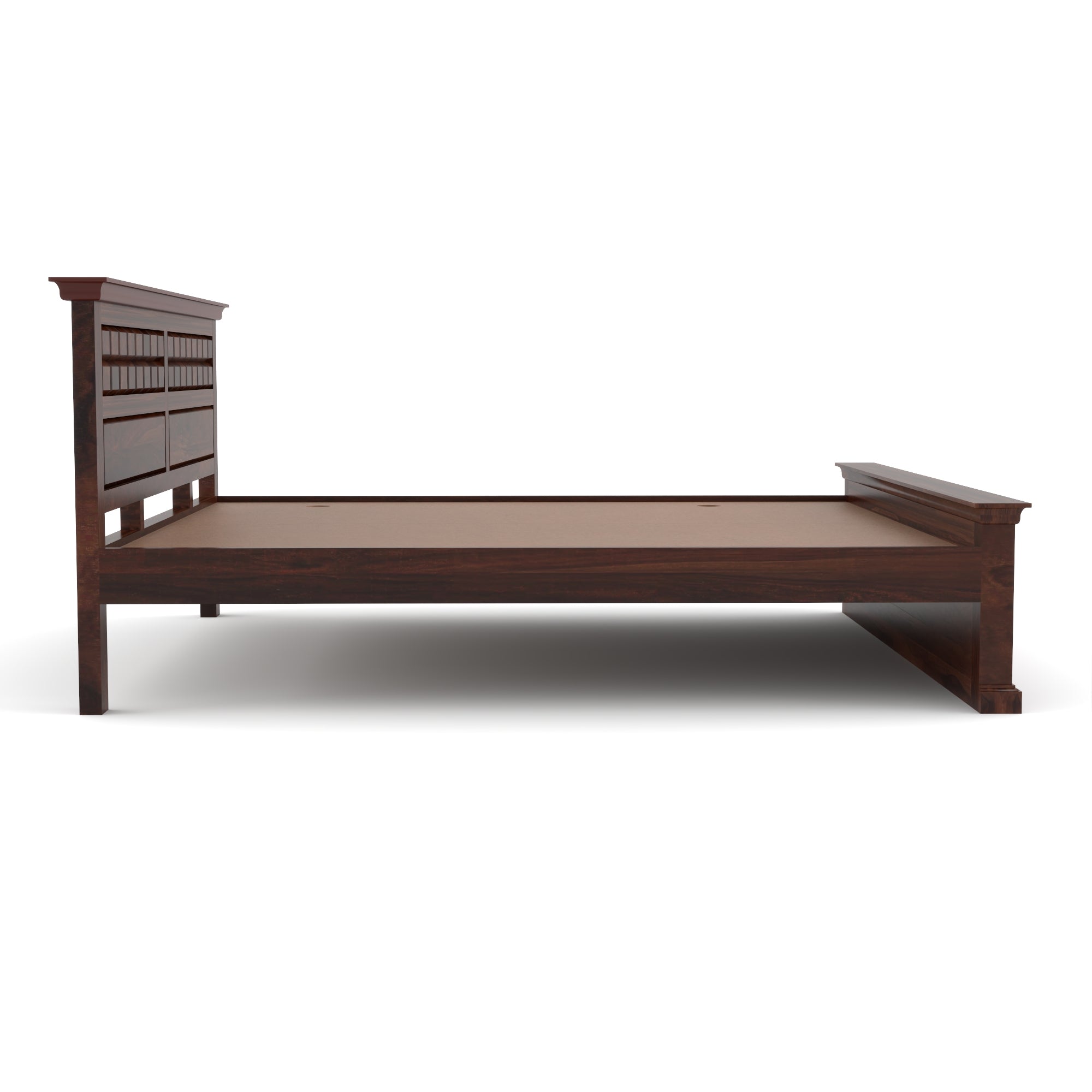 Solid Sheesham Wood queen size Bed without storage