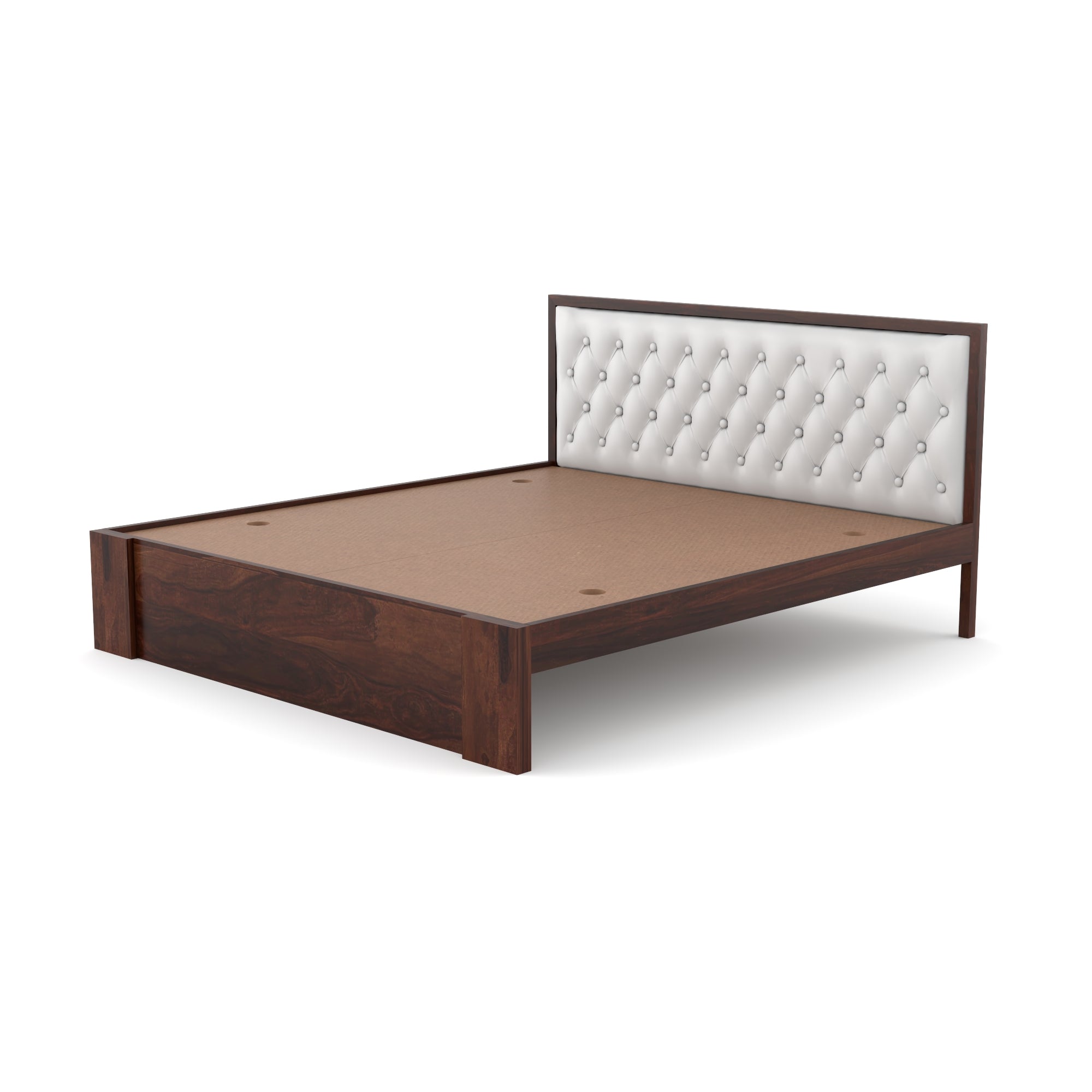 Solid Sheesham Wood king size Bed without storage