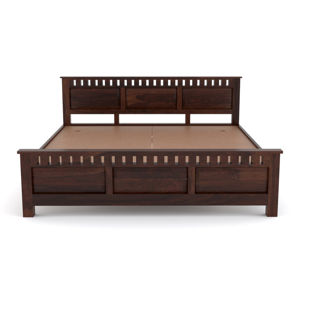 Solid Sheesham Wood queen size Bed without storage