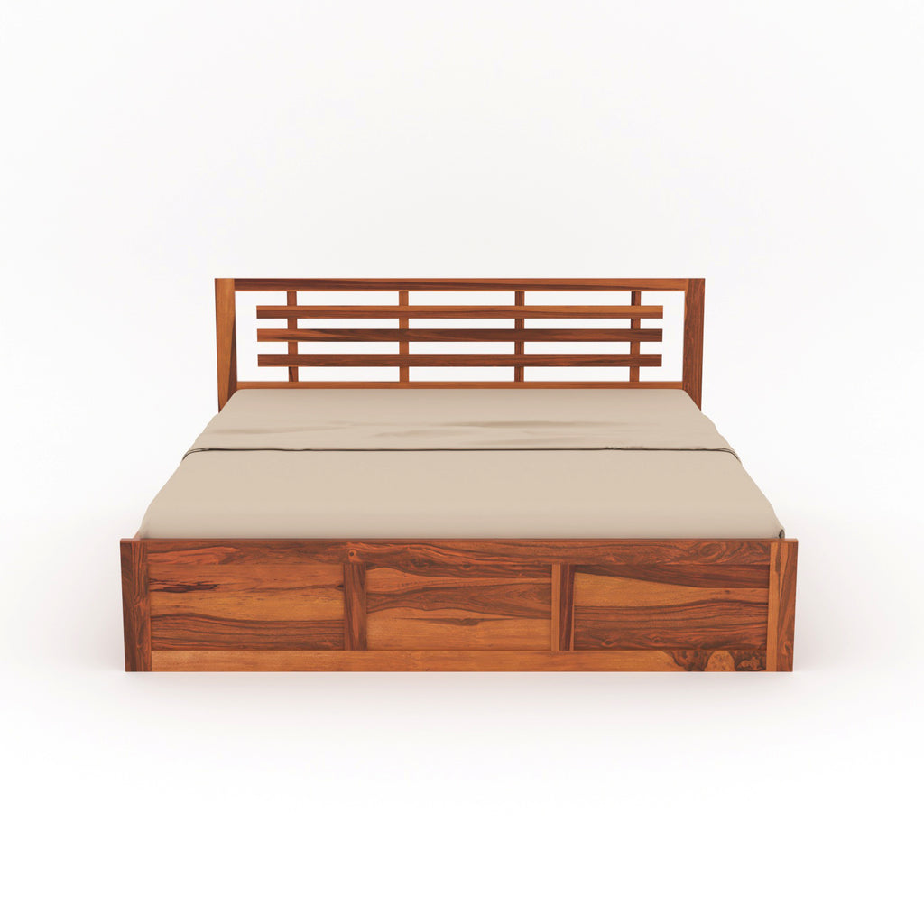 Pyralis Sheesham Wood King Size Bed